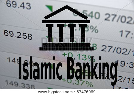 Islamic finance concept.