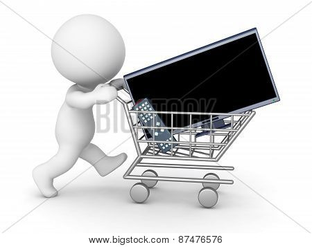 3D Character Shopping for HDTV