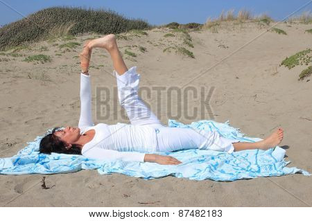 Yoga On The Beach