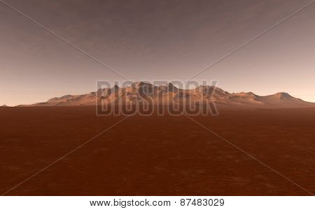 Mars Scientific illustration