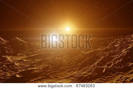 Mars Scientific illustration