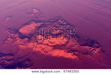 Mars Scientific illustration
