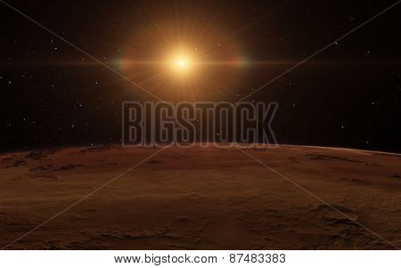 Mars Scientific illustration