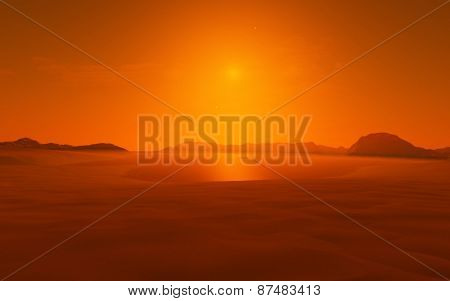 Mars Scientific illustration