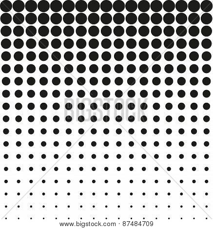 Abstract Background Black Halftone Vector