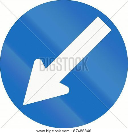 Keep Left In Austria