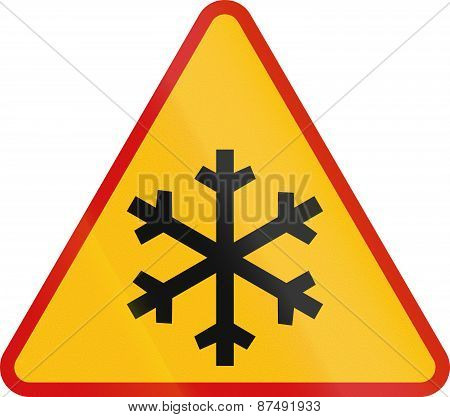 Ice Warning In Poland