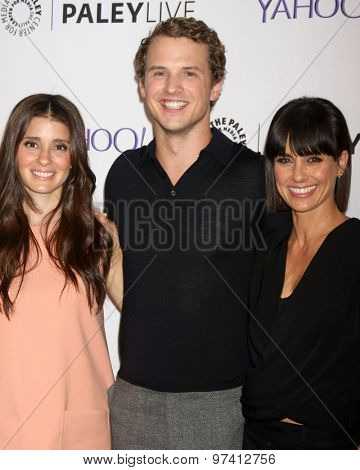 LOS ANGELES - JUL 30:  Shiri Appleby, Freddie Stroma, Constance Zimmer at the An Evening With Lifetime's 