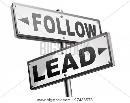 follow or lead following or catch up the natural leader,leaders or followers in business chief in command or leadership leading to victory 