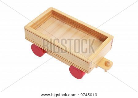 Carrello giocattolo di legno