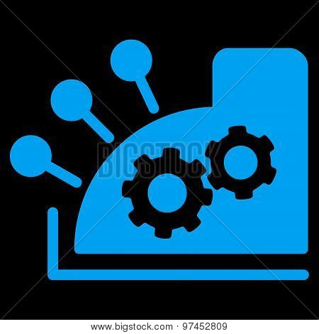 Cash register icon from Business Bicolor Set
