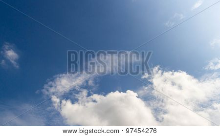 Background Blue Sky And White Coluds