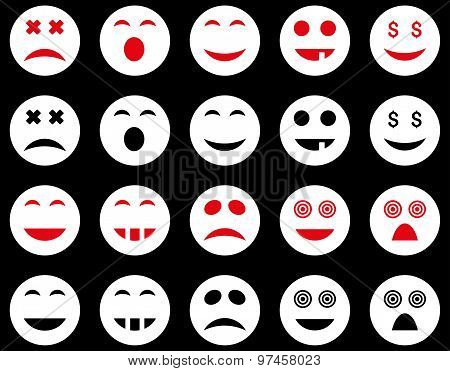 Smile and emotion icons