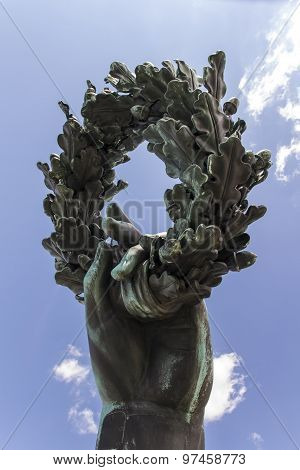 Bavaria Statue At Theresenwiese In Munich, 2015