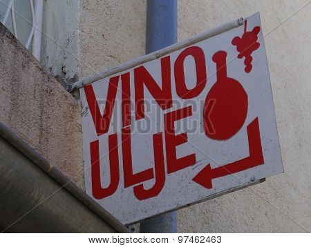 Wine and olive oil
