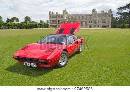 Classic red Ferrari