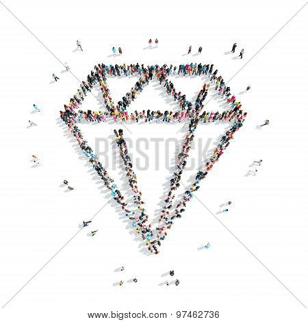 people in the shape of Briliant