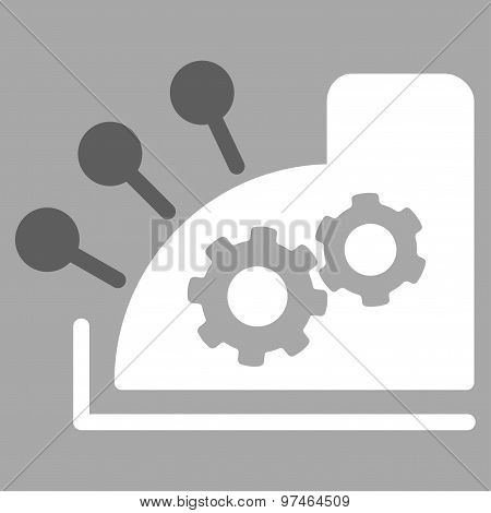 Cash register icon from Business Bicolor Set