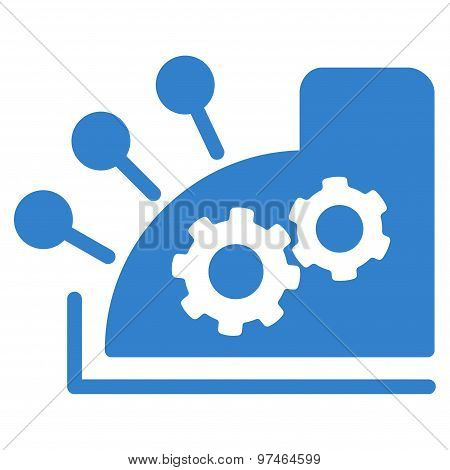 Cash register icon from Business Bicolor Set