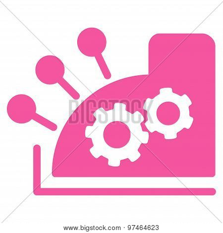 Cash register icon from Business Bicolor Set