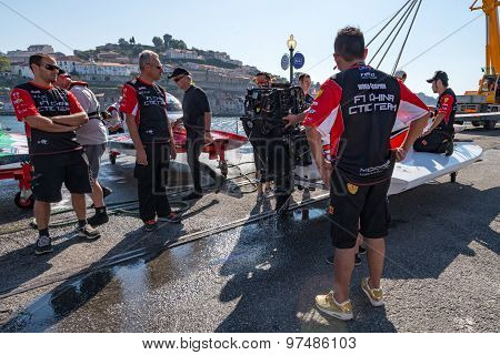 Ctic China Team Boat Preparations