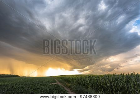 Magic stormy sky
