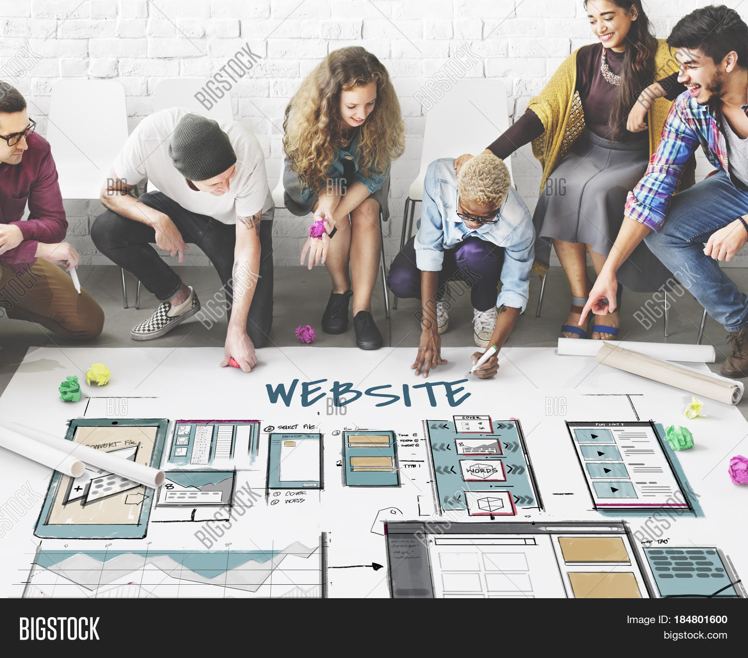 Web Template Layout Image & Photo (Free Trial) | Bigstock