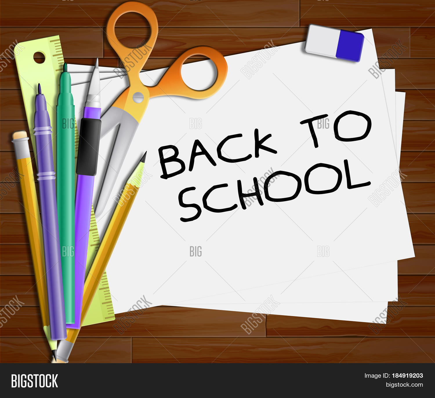 Back School Means Image & Photo (Free Trial) Bigstock