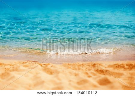 Tropical beach / Sunny day sea paradise / Sunny Beach Divine Coastline / Paradise postcard