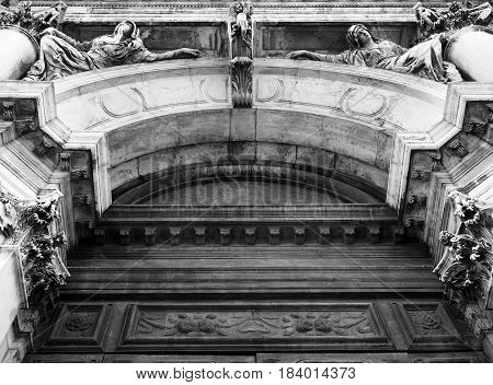 Venice Santa Maria della Salute details door