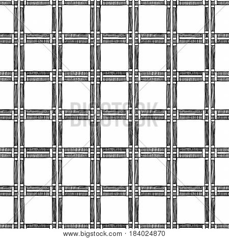 Square. The seamless vintage geometric pattern of squares.