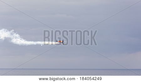 Tarragona, Spain - April 29, 2017: Repsol Bravo3 Team Show In Tarragona