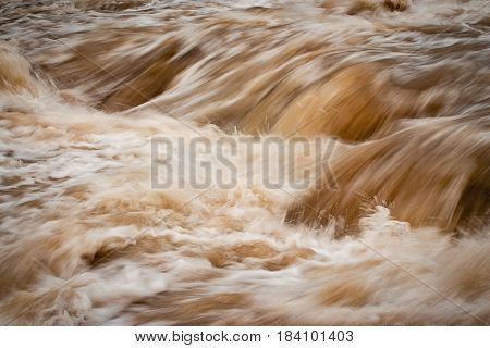 abstract nature background wild turbid water rapids