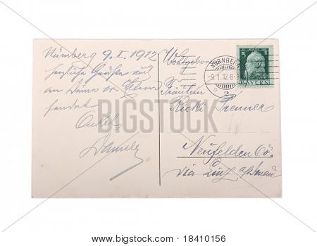 Stara pocztówka z początku XX wieku - 1912