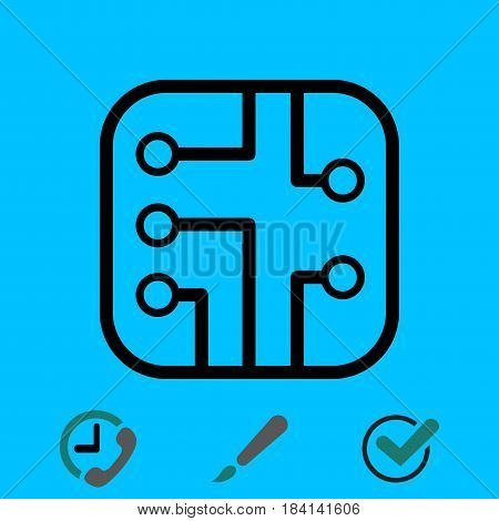 icon stock vector illustration flat design style