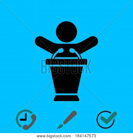 icon stock vector illustration flat design style