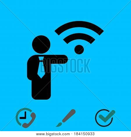icon stock vector illustration flat design style