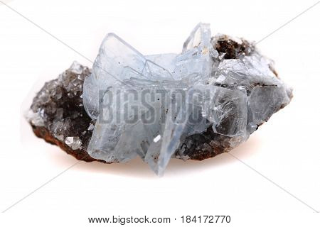 Baryte Mineral Isolated