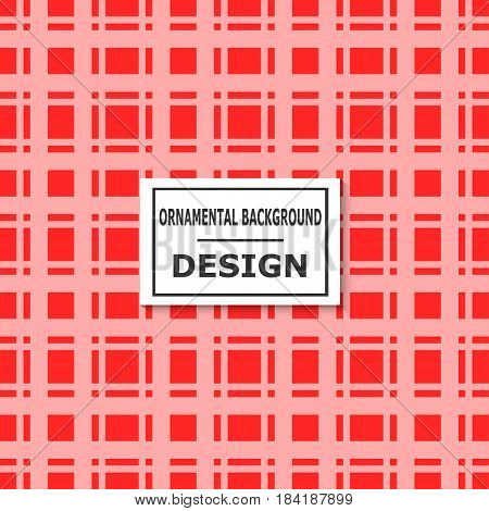 Ornamental Geometrick Colour Background. Template For Design
