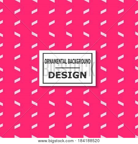 Ornamental geometrick colour background. Template for design