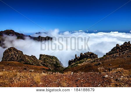 Madeira island, Portugal. Peak Ariero Pico Arierio