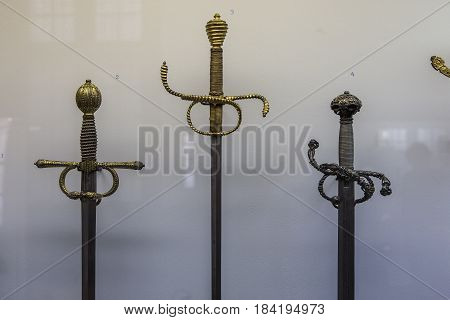 Interiors Details Of Ecouen Castle, Ecouen, France