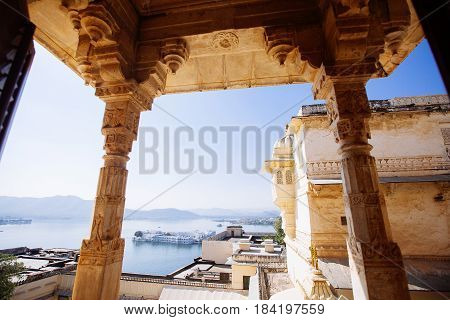 Aerial View Of Udaipur City, Rajasthan, India