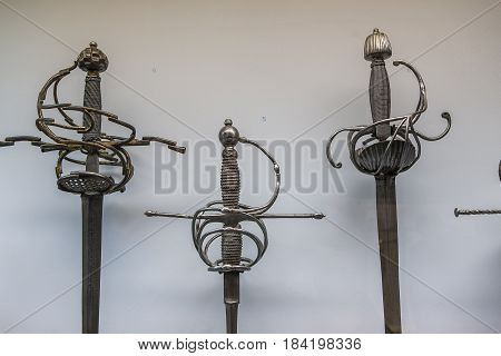 Interiors Details Of Ecouen Castle, Ecouen, France
