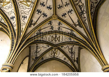 Interiors Details Of Ecouen Castle, Ecouen, France