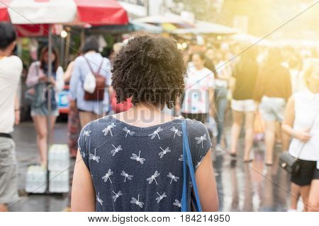 Bangkok, Thailand - April 29: Tourist Are Shopping At Chatuchak Market On April 29, 2017 In Bangkok,