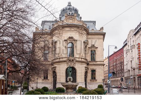 Metropolitan Ervin Szabo Library Is The Largest Library Network In Budapest, Hungary.