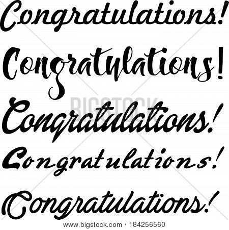 Congratulations Vector & Photo (Free Trial) | Bigstock