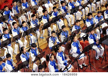 studerende symfonisk band