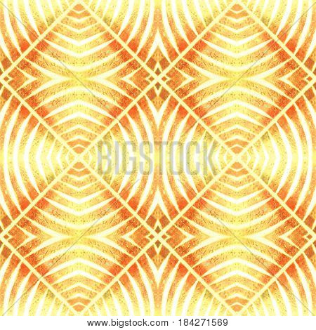 Abstract shapes seamless pattern. Repeat geometric background. Textured grunge geometric background for wallpaper gift paper fabric print furniture. Regularly repeating tiles with arched rhombuses.